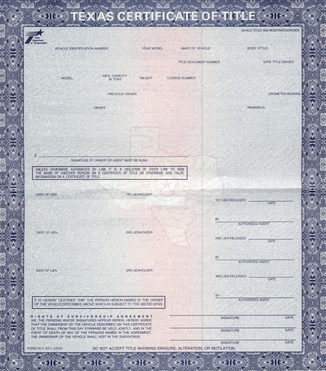 West University Place Auto Title